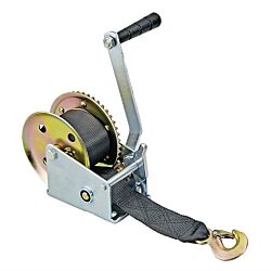 Manual Trailer Winches + Webbing Strap