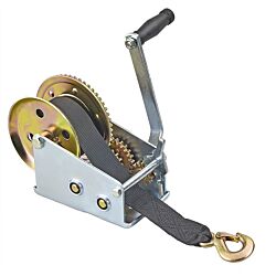 Manual Trailer Winches + Webbing Strap-1130 kg Safe working load