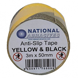 Anti-Slip Tape 50mm x 25m Yellow & Black  