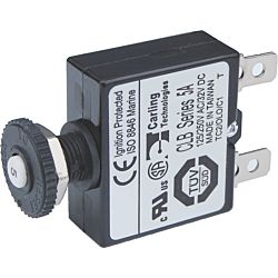 Push Button Reset Only Quick Connect Circuit Breaker-5A