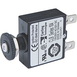 Push Button Reset Only Quick Connect Circuit Breaker-10A