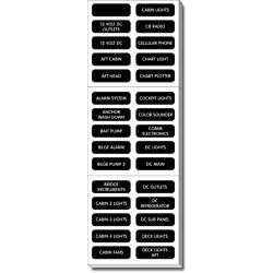 Extended DC Panel Label Set - 120 Labels