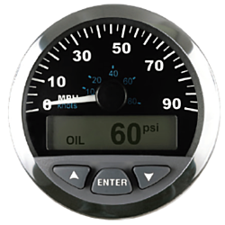 Speedometer with LCD