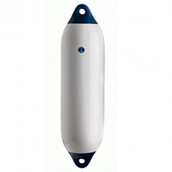 White and Blue Coloured-end Cylindrical Fenders 23 x 75 (9 x 30)