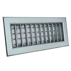 Aluminum 4 way Supply Grille, 100x100 mm (4x4")