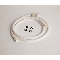 Shower Hose Assy White Elegance 3/81.5Mtr