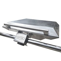 Asado Boat BBQ rail mount with lid