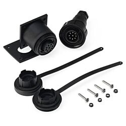 9 Pin Plug & Bulkhead Socket Kit