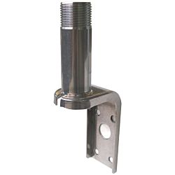 S/S BRACKET FOR GPS MAST MOUNT - 1"-14 THREADS