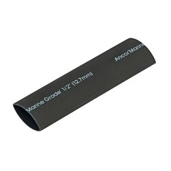 Heat Shrink Tubing, 48" (122 cm) Long, 1pc-1/2" (12.7 mm)-Black
