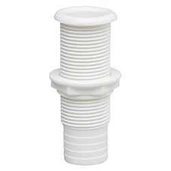 Drain socket with hose connection H100 mm-White