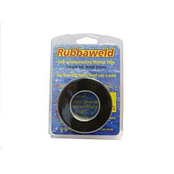 Black 5m X 25mm Rubbaweld Self Amalgamating Marine Tape