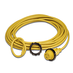 Cordset, 16A 230V, 12/3, 25', Yellow