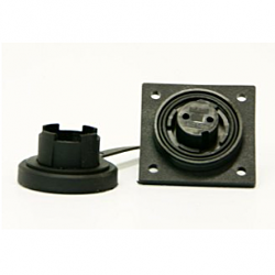 6 Pin Low-Flange Socket & Cap