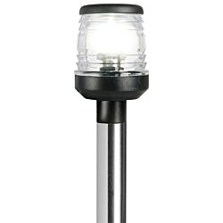Foldable led light pole 360° black plastic 60 cm