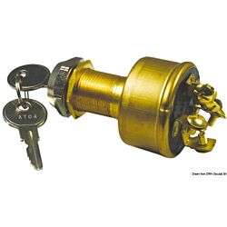 Watertight Ignition Key 5 Positions Brass