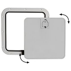 Grey inspection hatch removable lid 375 x 375mm