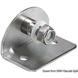 90° Plate 8mm-Threaded Pin Internal