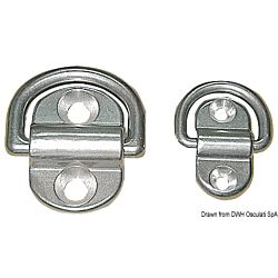 SS swiveling half ring 28x54 mm