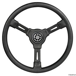 3-spoke steering wheel black 355 mm