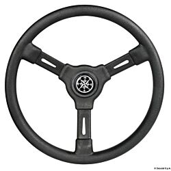 3-spoke steering wheel black 355 mm