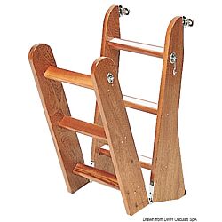 Mahogany Ladder 4 Steps