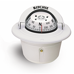 Ritchie Explorer™ F-50, 2¾” Dial Flush Mount - White