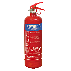 1kg ABC Dry Powder Extinguisher 8A 34B MED