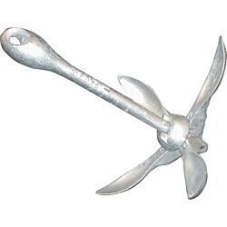 Folding Grapnel Anchor - Hot Dip Galvanised