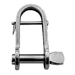 Flat Key Pin Shackle w/Bar - Stainless Steel AISI304