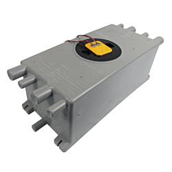 Grey Waste Tank 20 ltr capacity with 1 switch 12 v / 24 v