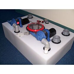 Whale Shower and Waste Sink System 100 ltr capacity with 2 Gulper 320 pumps 