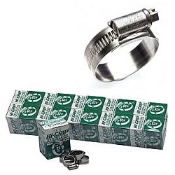 SS Hi-Grip 316 Hose Clip- Box of 10