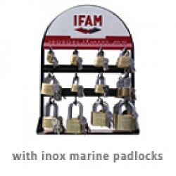 Marine ISO Padlock Display 54 pieces
