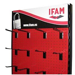Brass Padlock Display 216 Pieces