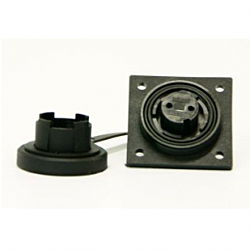 2 Pin Low-Flange Socket & Cap