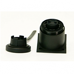 3 Pin Bulkhead Socket & Cap