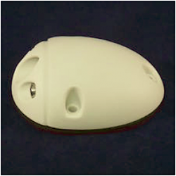 Side Entry Cable Gland Twin Entry White