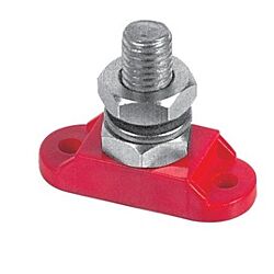 BEP Insulated Studs Single 1x10mm Positive Red (Bulk)