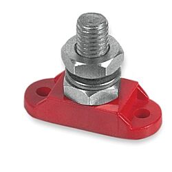 BEP Insulated Studs Single 1x6mm Positive Red (Bulk)