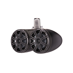 KMTC Marine Dual 6.5" Coaxial Tower System - Black