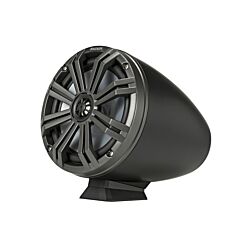 KMFC Marine 8" Flat Mount Coaxial Tower System - Black
