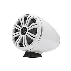 KMFC Marine 8" Flat Mount Coaxial Tower System - White