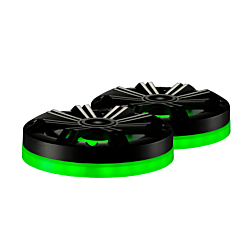 Weather Proof Led Speaker Ring Pair - 8"