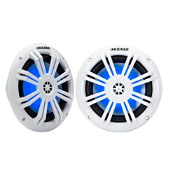 KM Marine 6.5" (165 mm) Coaxial Speaker System With LED Grills