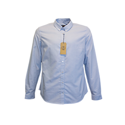 Maindeck Oxford Cotton Shirt-Light Blue-Ladies-12
