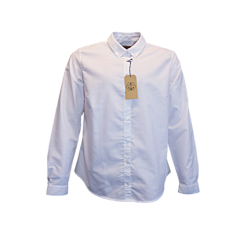 Maindeck Oxford Cotton Shirt-White-Ladies-10