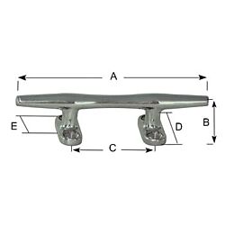 Open Base St. Steel Cleat 127mm