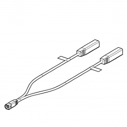 14 M SIDB Y - 14-PIN SOLIX/ONIX MEGA & Non-MEGA SI Sonar Splitter Cable