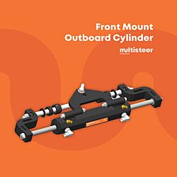 Front Mount Hydraulic Steering Outboard Cylinder up to 175 HP
